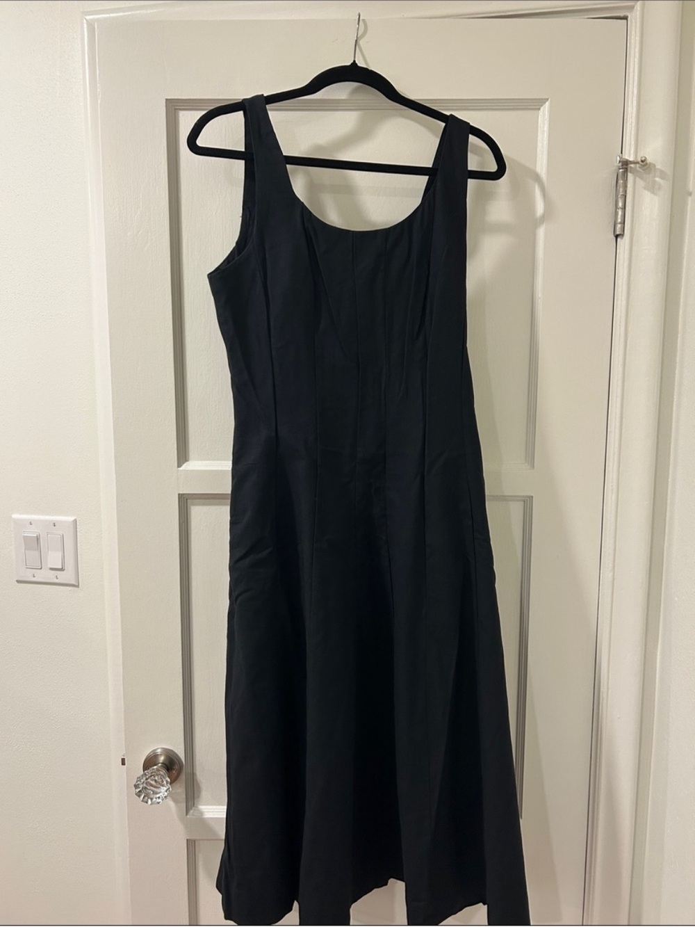 a new day Black Sleeveless Midi Dress